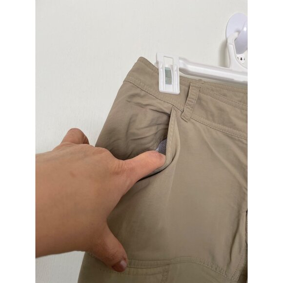 The North Face Khaki Convertible Zipper Hiking Active Cargo Pants - Picture 8 of 15